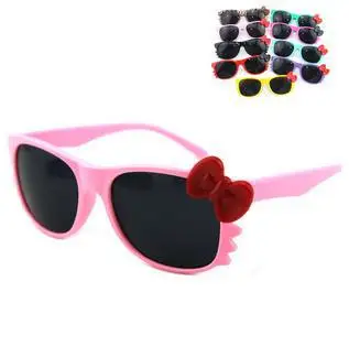 Горячая Распродажа!, 5 шт./партия, милые новые дизайнерские очки бренда Kitty kt Cat женские солнцезащитные очкив ретро стиле женские солнцезащитные очки с бантом