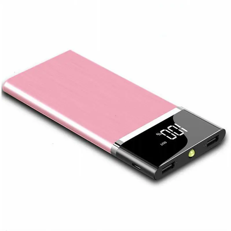 Внешний аккумулятор 50000 мАч портативный внешний аккумулятор большой емкости зарядное устройство Внешний аккумулятор - Цвет: Pink