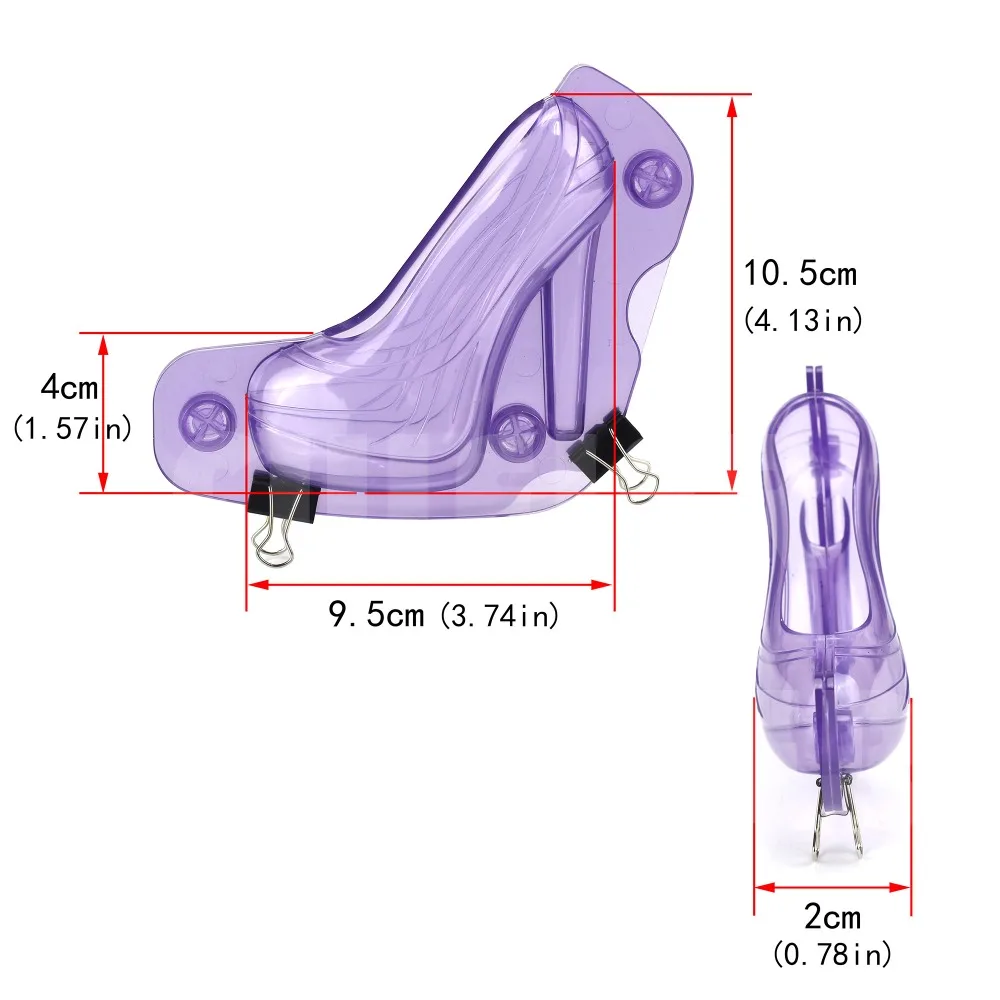 3D высокие каблуки конфеты шоколадные формы для тортов украшения выпечки Кондитерские инструменты поликарбонатные формы для шоколада