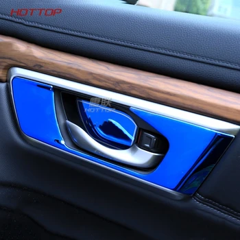 

Stainless Steel Inside Door Handle Cover Trim Frame Car Styling Molding Bowl Sticker for honda crv honda cr-v 2017 2018