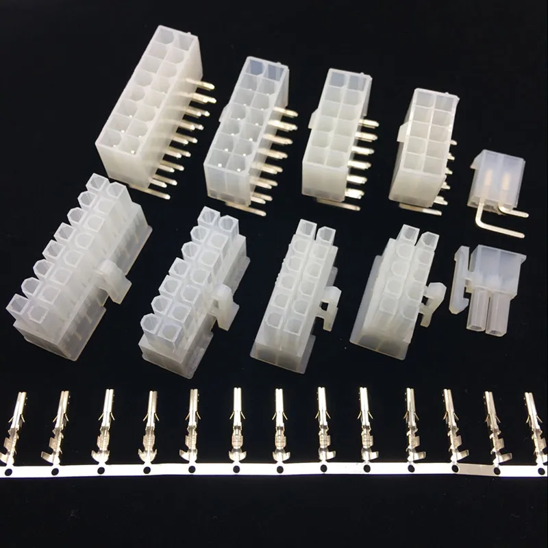 

5sete 5557 5569 2P 4P 6P 8P 10P 12P 14P 16P 18P 20P 22P 24P 4.2mm Bend Pin Wire Terminals Electrical Connector Plug for Car Auto