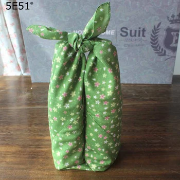 

Japanese style handchief kerchief furoshiki polyester 100%/ flower printed 70cm/Many uses