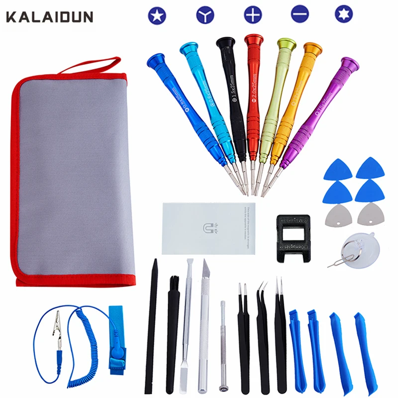 

KALAIDUN 30 IN 1 Precision Screwdriver Set Torx Screwdriver hand tools for Phones Electronics Tablet PC Repair Tool kit