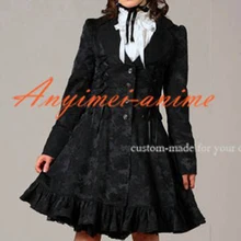 Free Shipping Gothic Lolita Punk Fashion Dress Coat Cosplay Costume Tailor-made