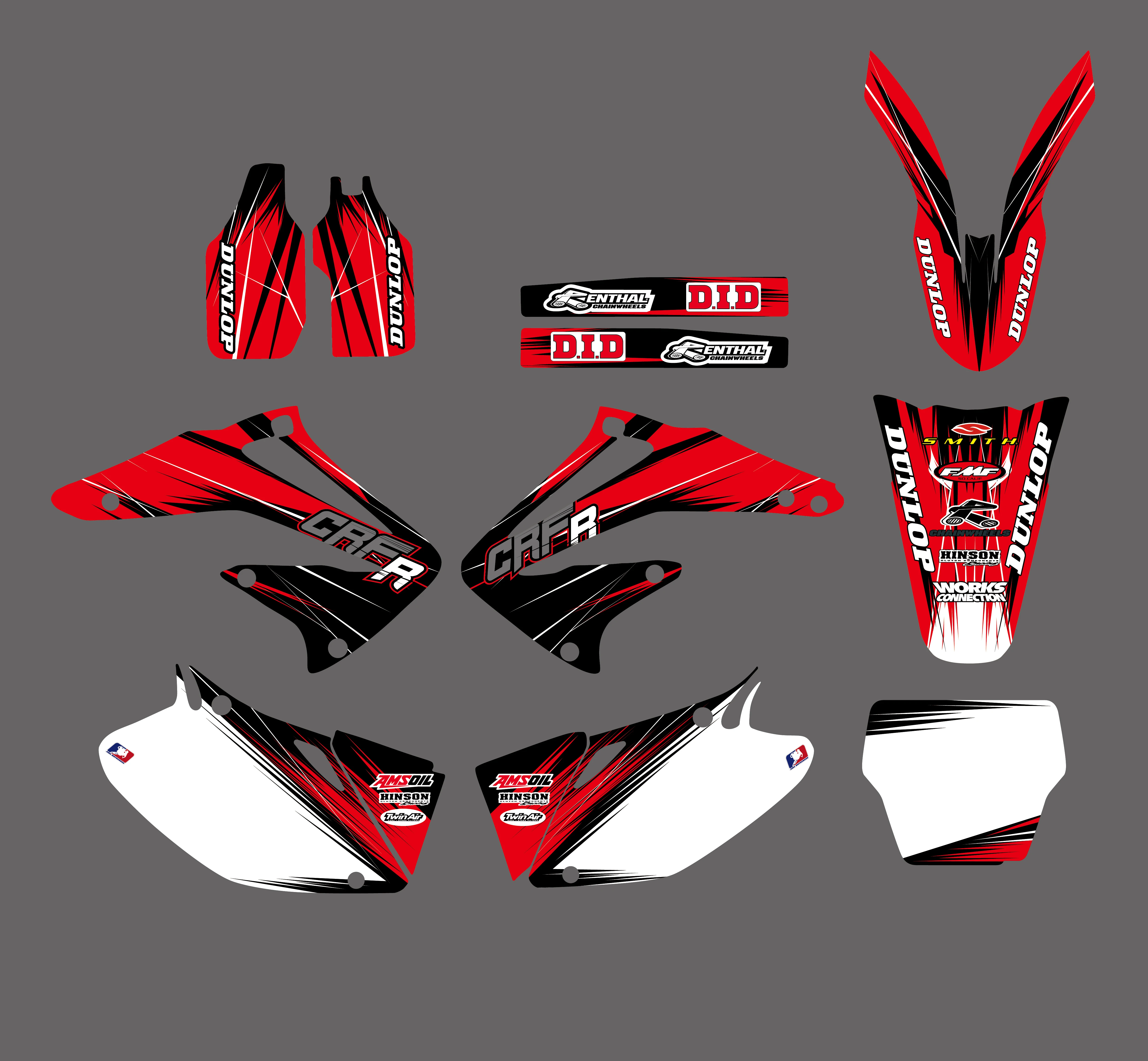 NICECNC набор графических наклеек для Honda CRF450R CRF450 CRF 450 450R 2002 2003 2004 новые