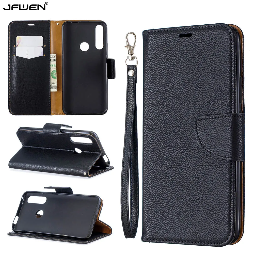 

Luxury Leather Flip Phone Cases For Huawei Y9 Prime 2019 Case Cover For Huawei P Smart Z Case Wallet with Lanyard Card Slot
