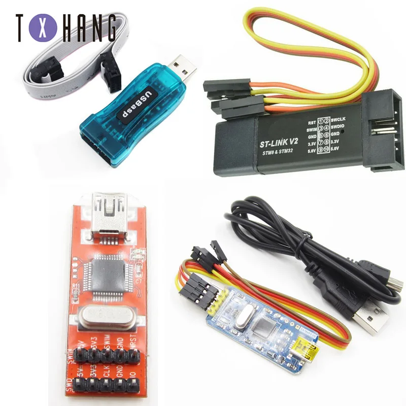 

ST LINK Stlink ST-Link V2 Mini STM8 STM32 Simulator Download Programmer Programming With Cover