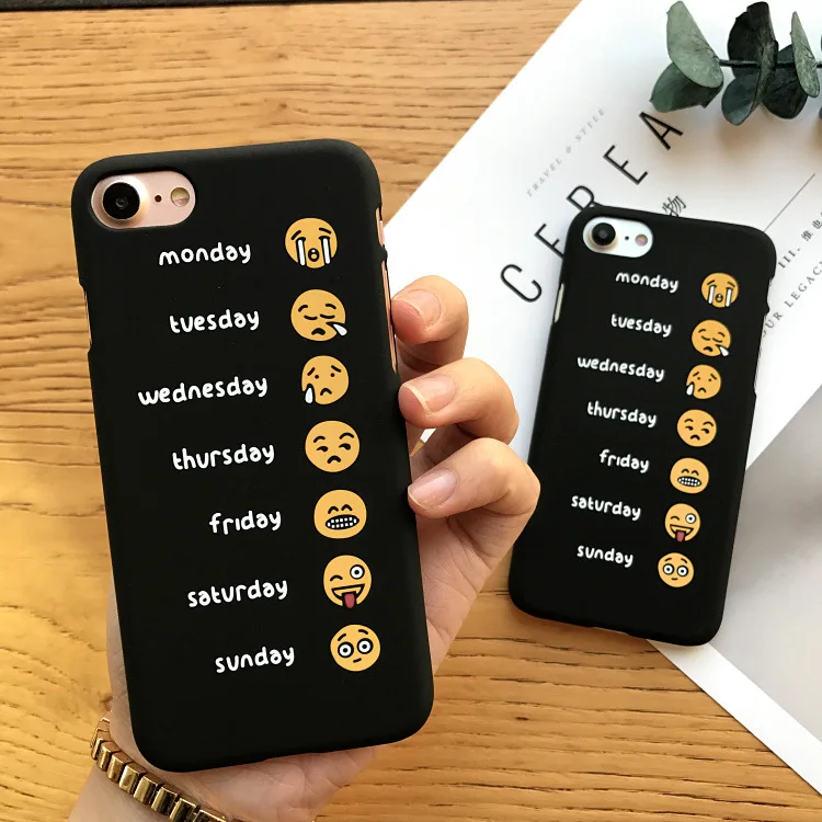 2018 Новое поступление для Apple Iphone 7 Plus 8 X милая улыбка и крик Жесткий ПК защитная