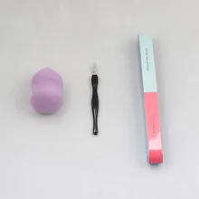 3 шт./компл. инструменты для ухода за ногтями Макияж Косметический набор включает спираль пуховка губчатый смеситель кутикулы толкатель пилка для ногтей