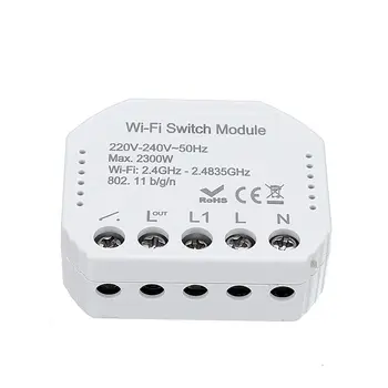 

WIFI Smart Light Switch Module APP Remote Control Interruptor Diy Breaker Smart Tuya Works With Alexa/Echo Google Home 1/2 Way