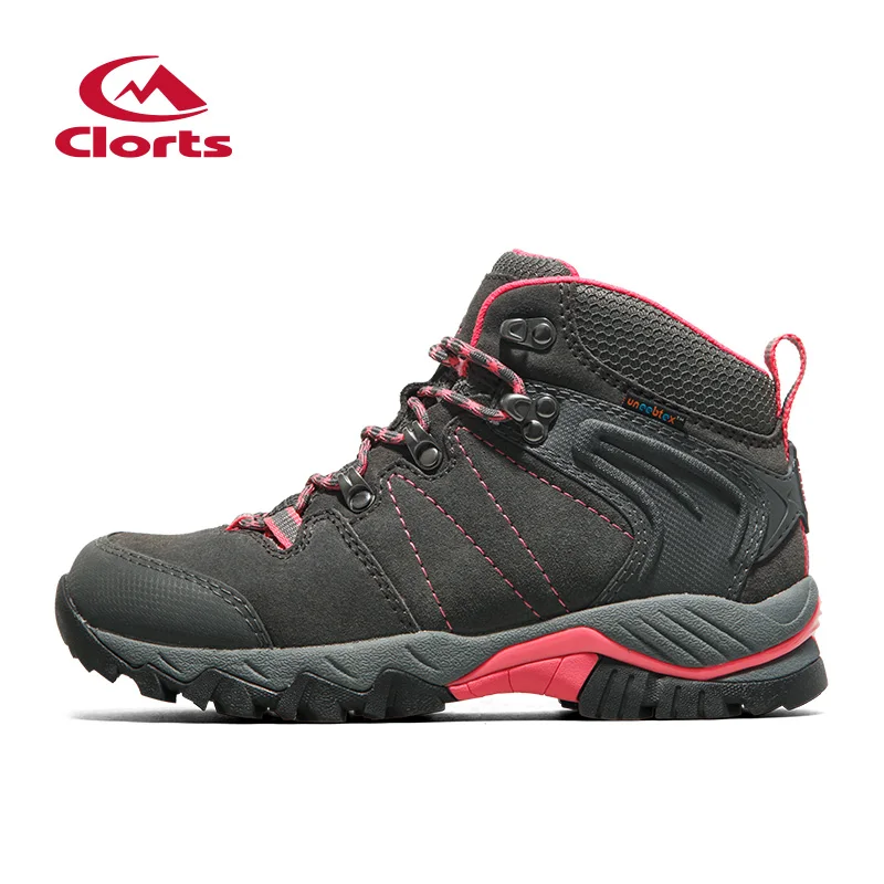 Clorts женщин походные ботинки Анти-скольжения дышащий Альпинистские ботинки с высоким берцем горные ботинки ХКМ-822B/С/D/Е/F