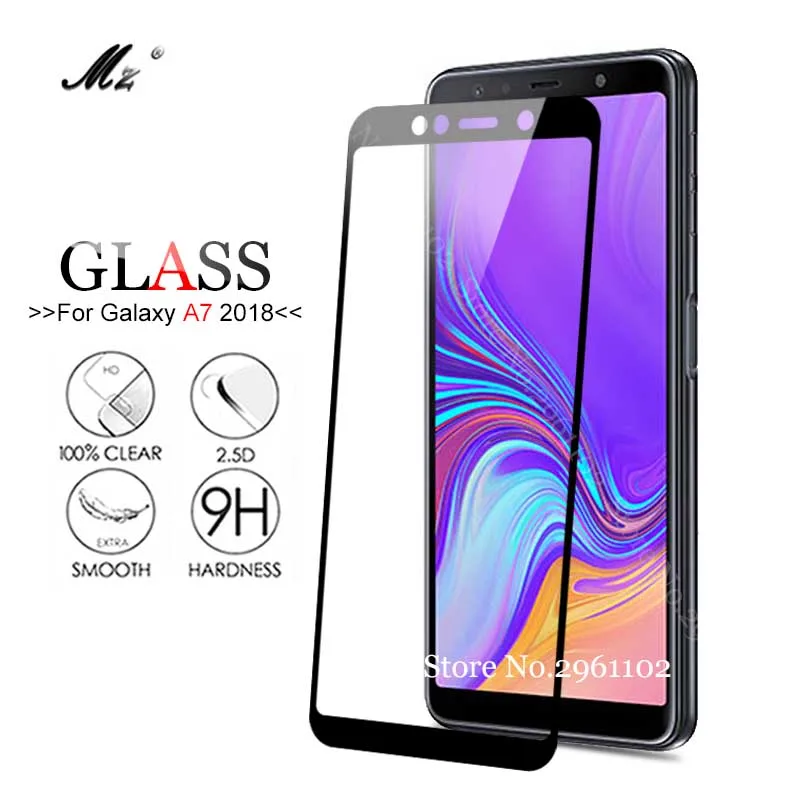 

tempered glass for samsung a 7 2018 protective glass galaxy a7 2018 a8 a5 a6 2018 samsug a8 6 5 7 plus glas tremp screen protect