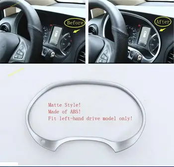 

Lapetus Front Dashboard Instrument Screen Frame Cover Trim Fit For Mercedes Benz Vito W447 2014 - 2018 Matte Auto Accessories