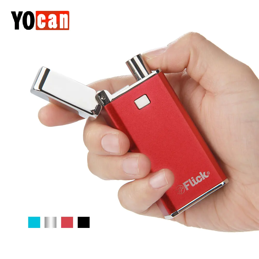 

Yocan Flick AIO Starter Kit 650mAh Yocan Flick 2-in-1 Vape Kit W/ Visual E-juice Window Support Magnetic Connection Vs S8 Pod