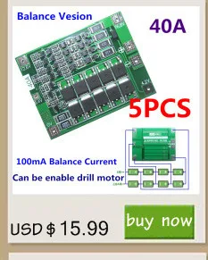 3S 40A 11.1V 12.6V 18650 lithium battery protection Board for drill 40A current Standard/Enhance/Balance