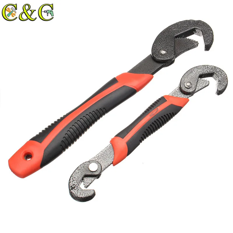 

Multi-Function 2pcs Universal Wrench Adjustable Grip Wrench set 9-32mm ratchet wrench Spanner hand tools