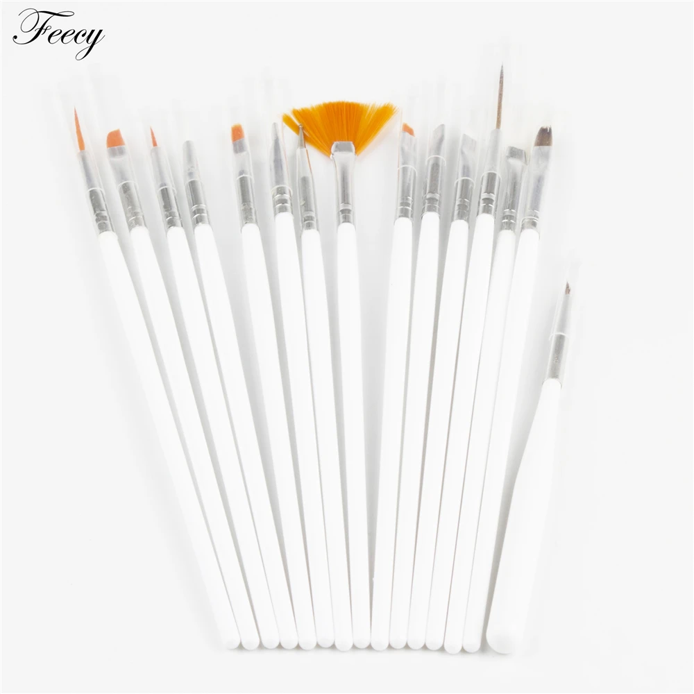 

Nail Art Brush 15 pcs /set Nail Tools Brush For Acrylic & UV Gel Nail Art Manicure Pedicure Tool Nail Art Brushes Painting Pen
