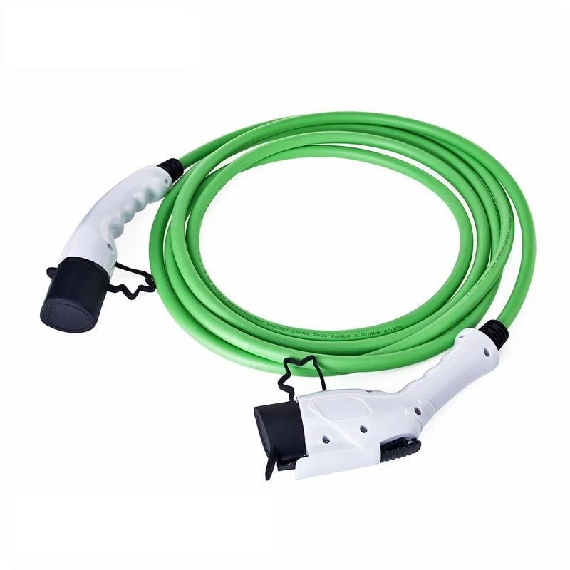 

16Amp 5 Meter SAE J1772 EV Plug Type 1 to Type 2 EV Charging Lead EVSE Connector Electric Vehicle Charger Station