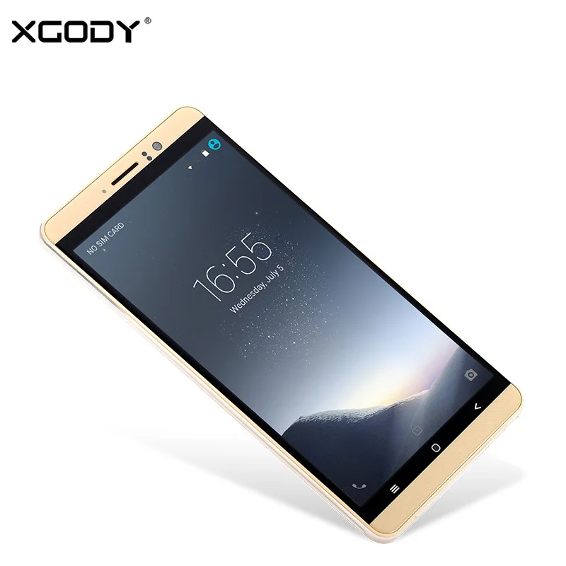 

XGODY 3G Dual Sim Smartphone 6 Inch Android 5.1 Mobile Phone MTK6580 Quad Core 1GB RAM 8GB ROM 2500mAh WiFi GPS Telefone Celular