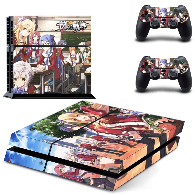 Eiyuu Сен no Kiseki PS4 кожи Стикеры наклейка для Sony Игровые приставки 4 консоли и 2