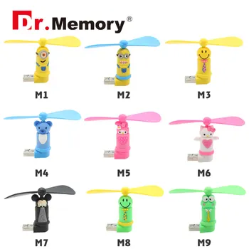 

minion ventilador cartoon USB Fan Flexible portable removable USB Mini Fan For all Power bank USB Output USB Gadgets new arrival
