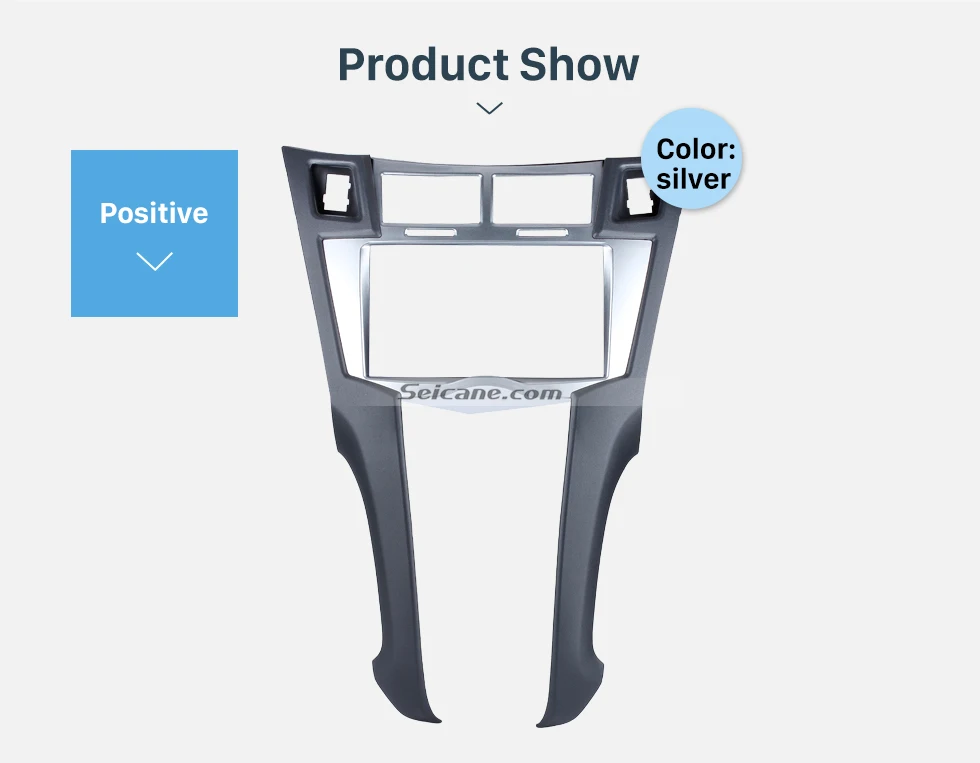 Seicane 2 Din автомобиля стерео рамка отделка комплект приборной панели для 2005-2011 Toyota Yaris Vitz Platz DVD плеер Установка ободок