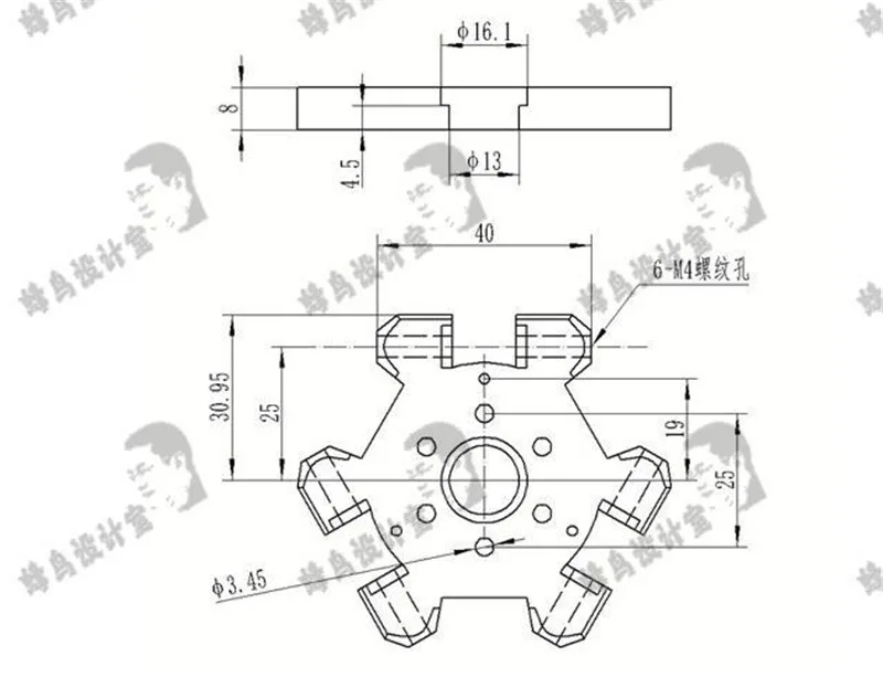 m4 delta kossel impressora 3d kit hotend 02