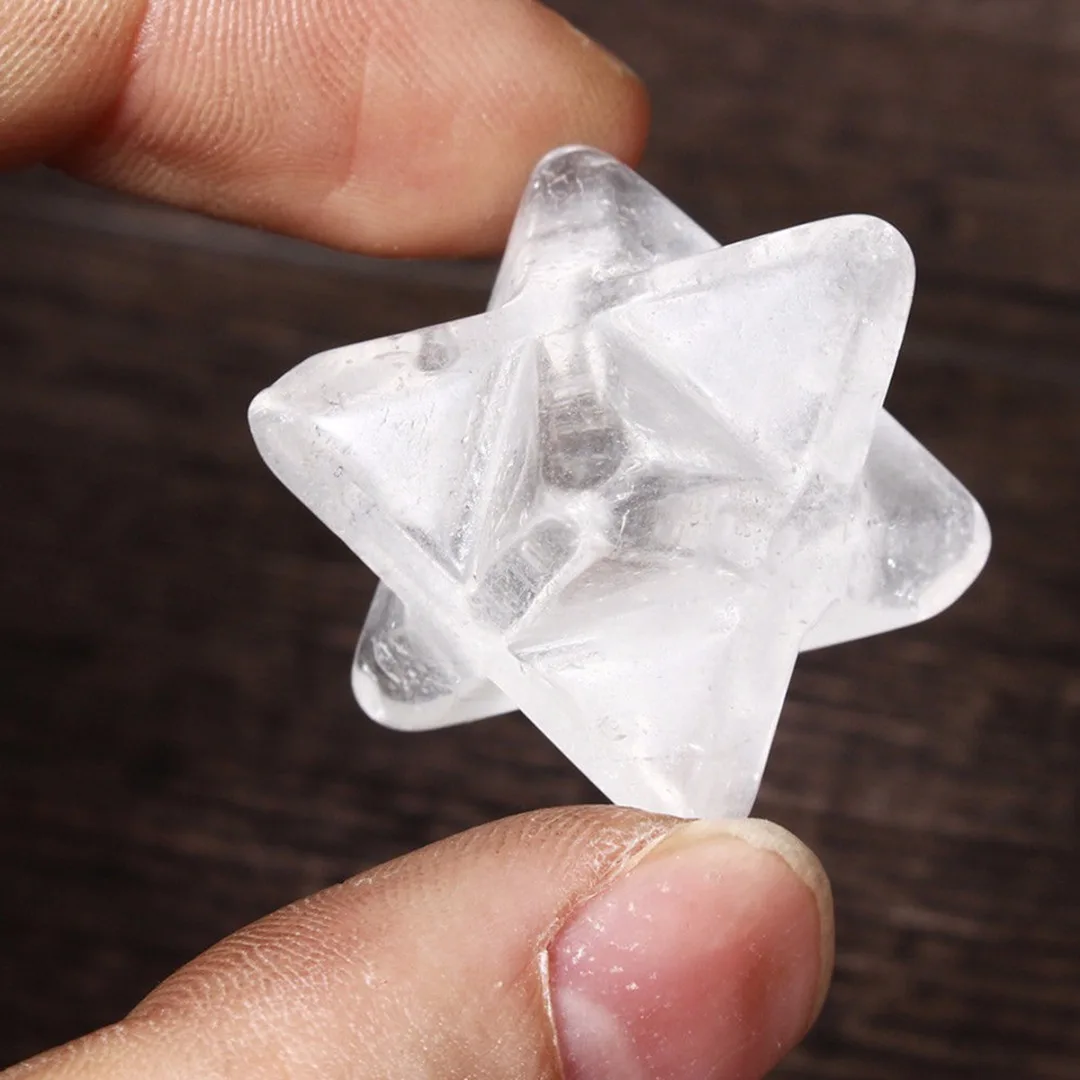 7pcs Clear Quartz Platonic Solids Sacred Geometric Set Meditation Crystal Gifts