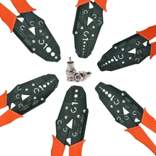 Коаксиальный обжимной плоскогубцы RG6 RG55 RG58 RG59 LMR400 щипцы для кабеля SMA/BNC обжимной инструмент из углеродистой стали храповик обжимной инструмент