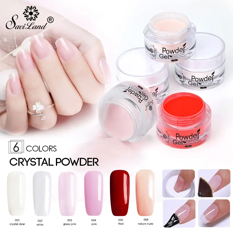 

Saviland 30ml Gel Varnish Holographic Powder Dust Dipping Powder Without Lamp Cured Natural Dry Nail Art Decorations Glitter