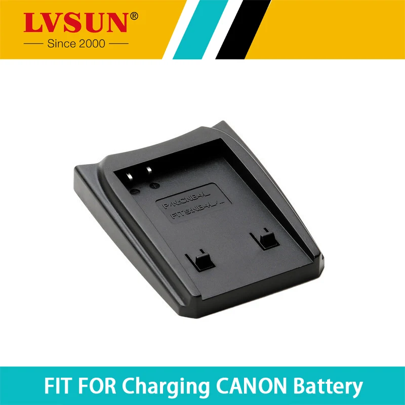 

LVSUN NB-4L NB4L NB 4L Rechargeable Battery Adapter Plate Case for Canon IXUS 30 40 50 55 110 IS HS Batteries Charger