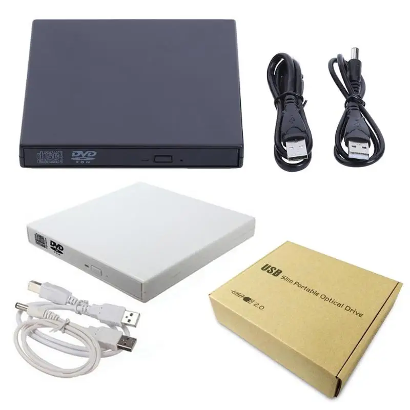 

Portable USB2.0 External Drive Burner Mobile Drive External Combo DVD Drive CD Burner with 480MB/S Transmission Speed for PC