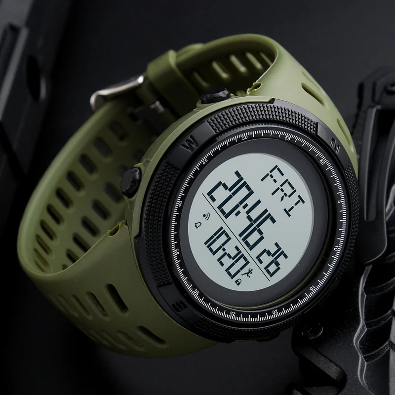 

SKMEI 1295 Watches Men Luxury Brand Pedometer Waterproof Outdoor Military Sport Watches For Men Digital Watch Relogio Masculino