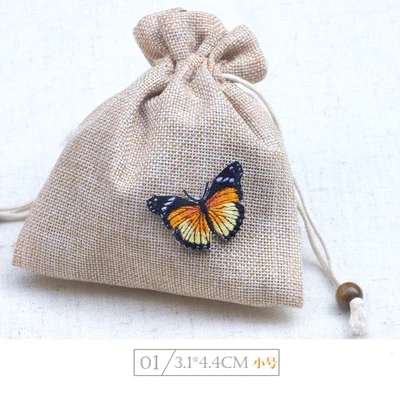 DIY реалистичные маленькая бабочка одежда с вышивкой вышивка аппликация патч ткани - Цвет: 1