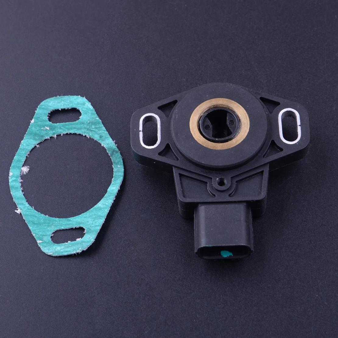 CITALL 3 Pin Black CAr TPS Throttle Position Sensor With Gasket Fit For