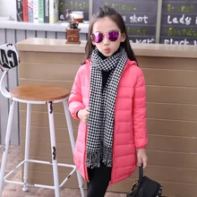 2017 Date 2-11Y Ultra lumière bébé Filles garçons vers le bas veste 90% duvet de canard manteau d’hiver printemps automne chaud enfants de longue vêtements