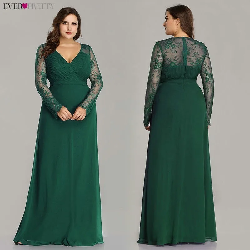 Женское вечернее платье с V образным вырезом и длинным рукавом|elegant evening dresses|evening