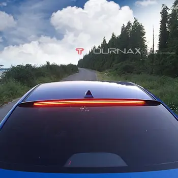 

use for hyundai elantra 2016-2018 spoiler elantra spoiler with LED light High Quality ABS Material Car Rear Wing black spoiler