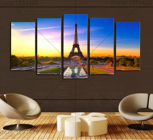 

New arrivaled Diamond Painting Cross Stitch The Eiffel Tower Diy 5d Embroidery Full Rhinestone picture Dmc diamond Mosaic Decor