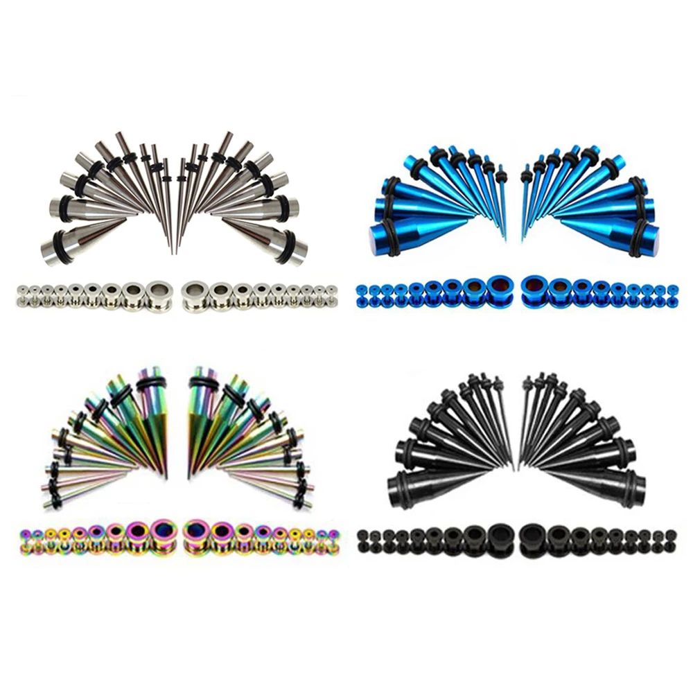 Stainless Steel Stretching Gauge Kit Stainless Steel Ear Stretching