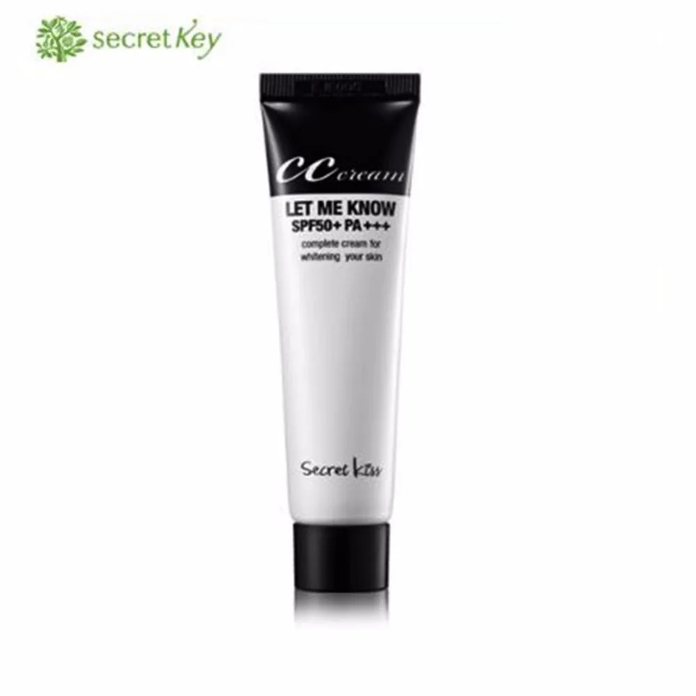 

SECRET KEY Let Me Know CC Cream 30ml SPF50/PA+++ BB Cream Natural Moisturizing Nude Makeup Concealer Korea Cosmetics