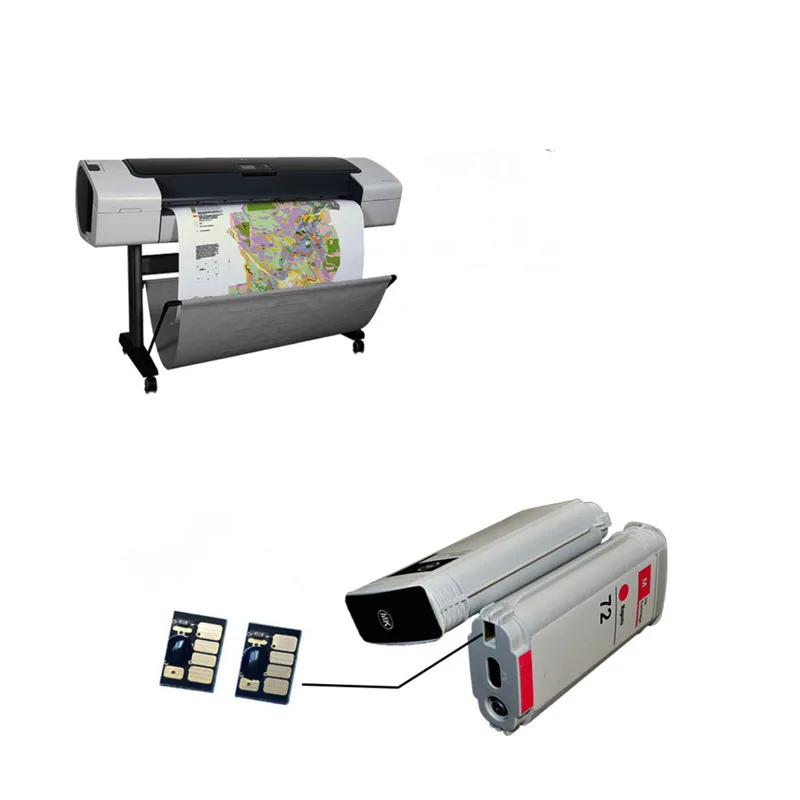 Same original print For 72# ink cartridge for hp designjet T770 T790 printer ink cartridge with