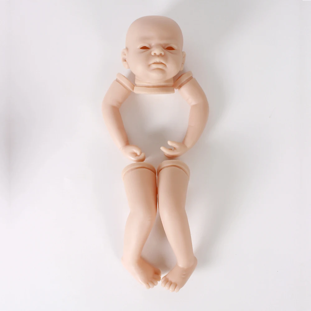 DIY пустой набор мягкий reborn doll kit части куклы силиконовая виниловая головка 3/4 руки