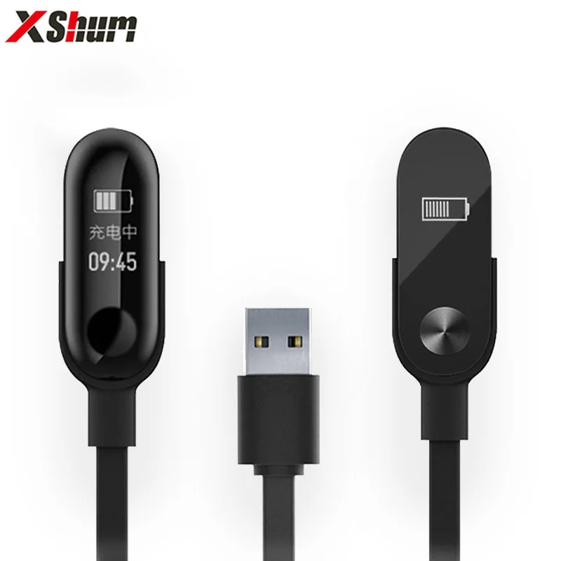 

XShum Charger For Mi Band 3 USB Charging Cable For Xiaomi MiBand 3 Replacement Chargers Line Smart Accessories Adapter