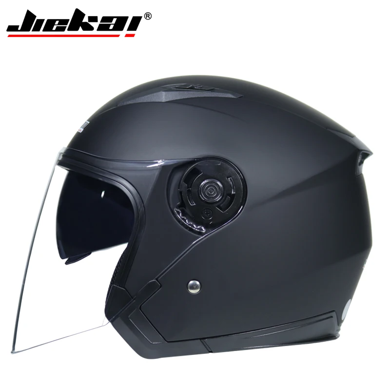 

Helmet motorcycle open face capacete para motocicleta cascos para moto racing Jiekai motorcycle vintage helmets with dual lens