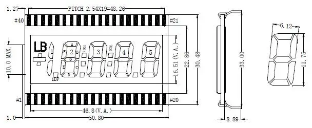 lcd panel pinouts diagram price