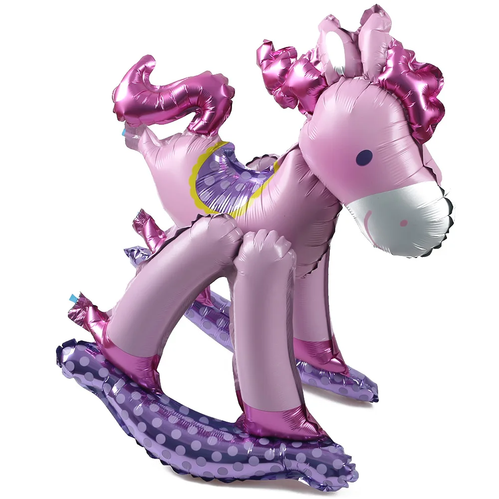 Mini 3D Horse Foil Balloons Inflatable Toys Birthday Party Decorations