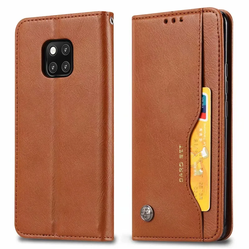 

Wallet Credit Card Slot Flip Cover Leather Case For Huawei Mate 20 Pro Anti-knock Phone Cases