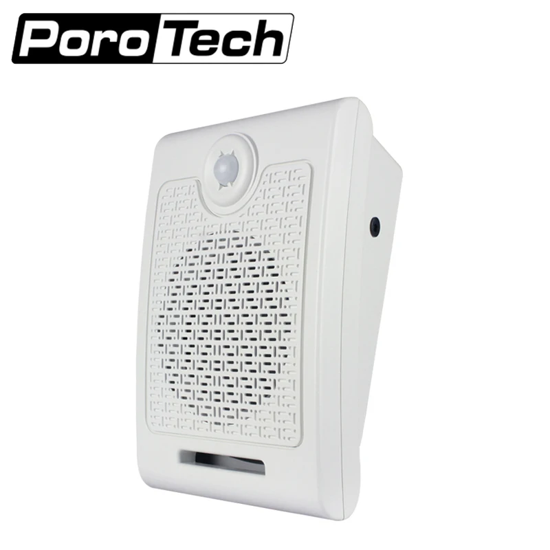 WT01 настенные движения PIR Сенсор аудио Динамик инфракрасный тела Сенсор сигнализации общественном месте голос вещания SD карты играть