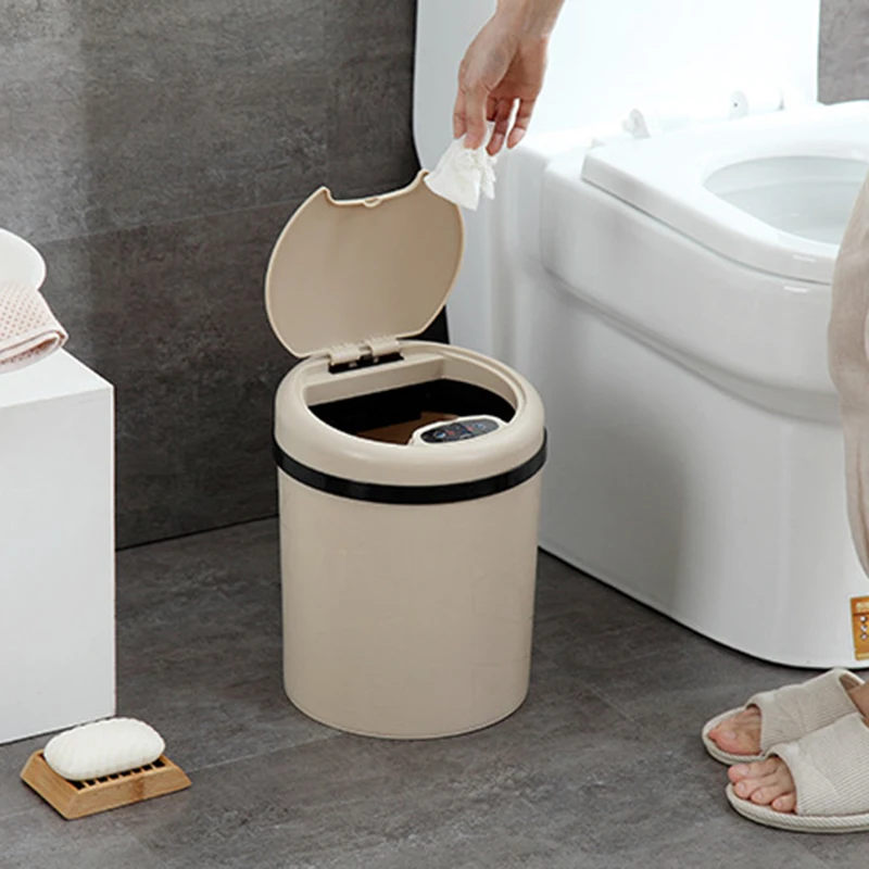 

Induction Automatic Sensor Rectangular Garbage Bag Holder 9L Rubbish Trash Car Bin Dump Compost Trashcan Clean